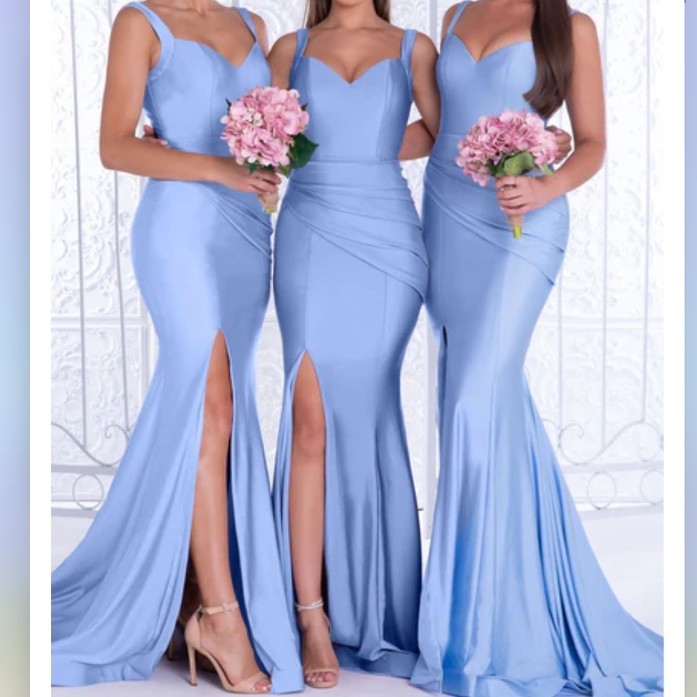 Portia and Scarlett Powder blue maxi dress